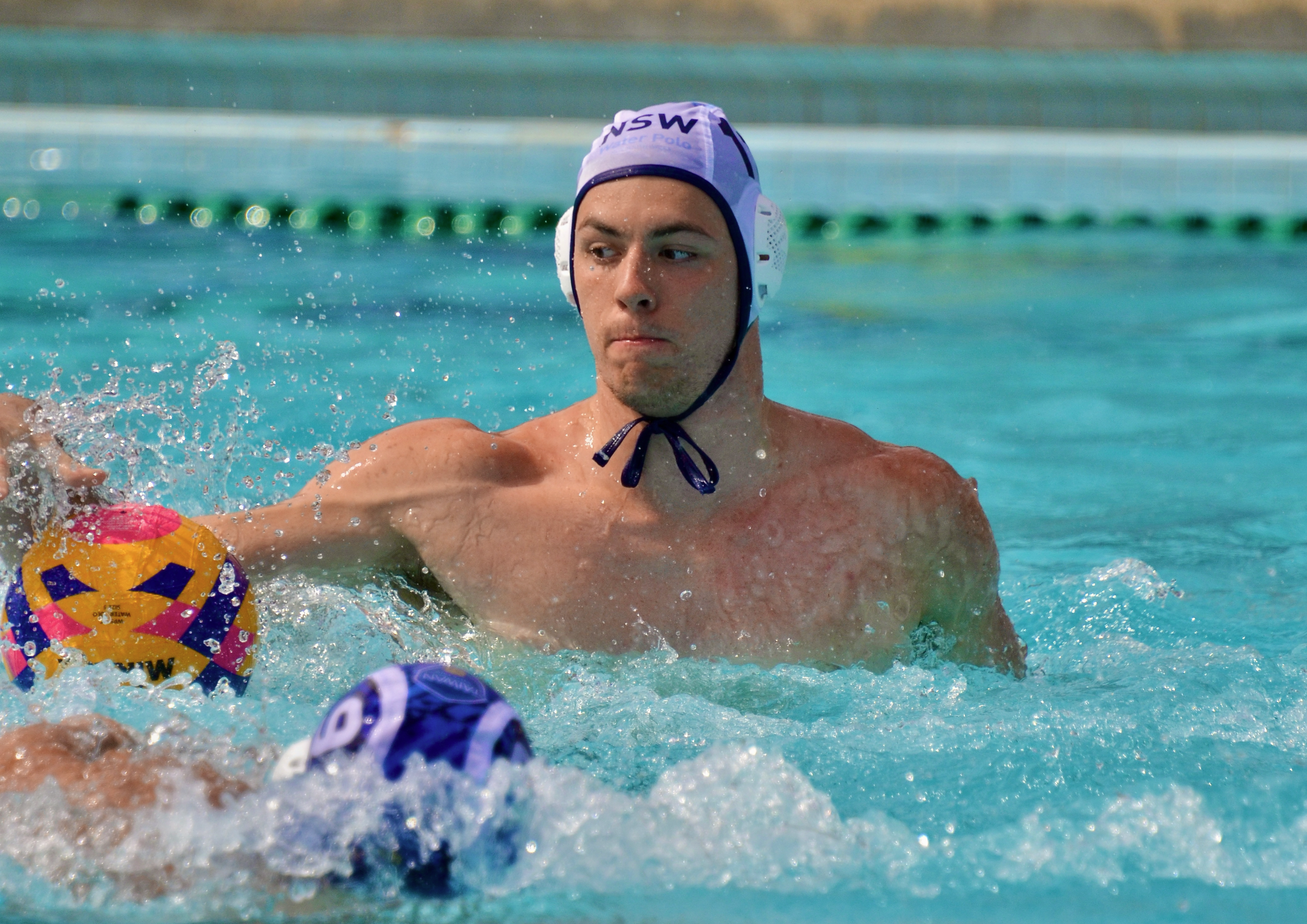 Jock playing water polo