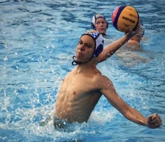 Jock playing water polo